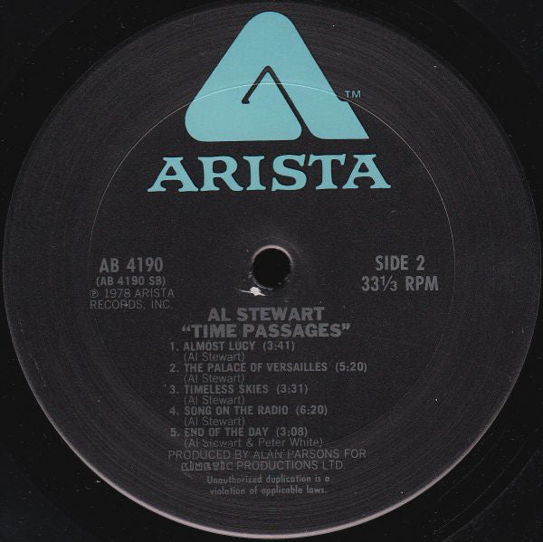 Al Stewart : Time Passages (LP,Album)