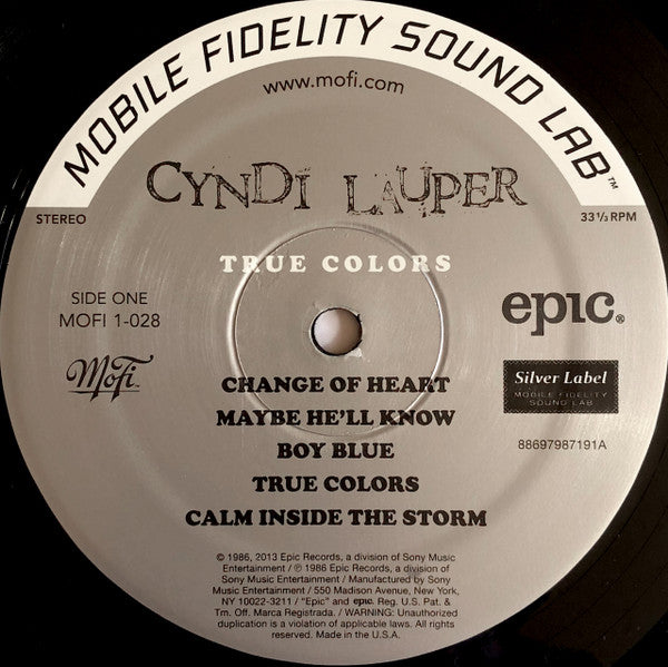 Cyndi Lauper : True Colors (LP,Album,Limited Edition,Numbered,Reissue,Stereo)