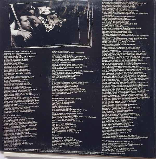 Tom Waits : Nighthawks At The Diner (LP,Album)