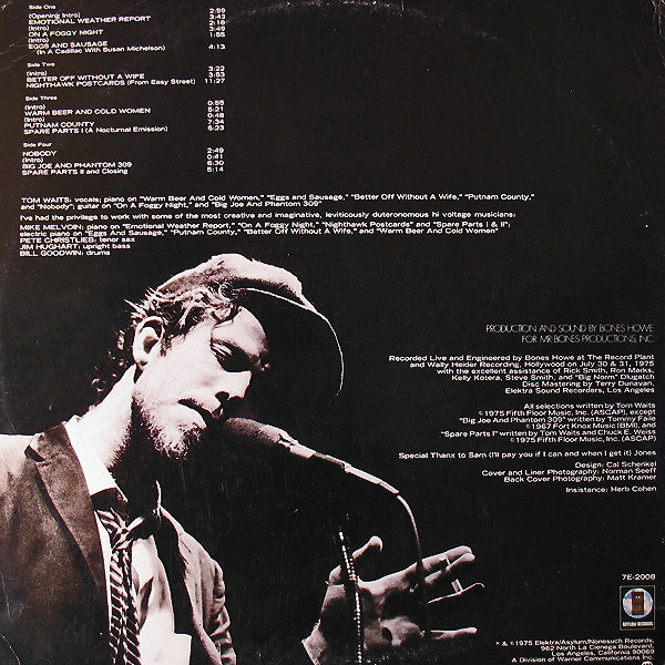 Tom Waits : Nighthawks At The Diner (LP,Album)