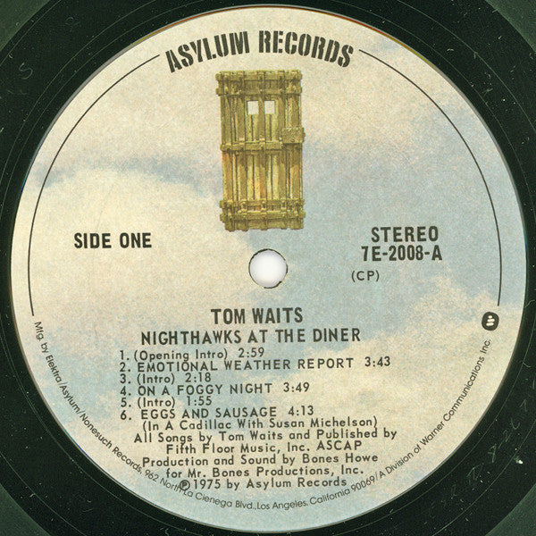 Tom Waits : Nighthawks At The Diner (LP,Album)