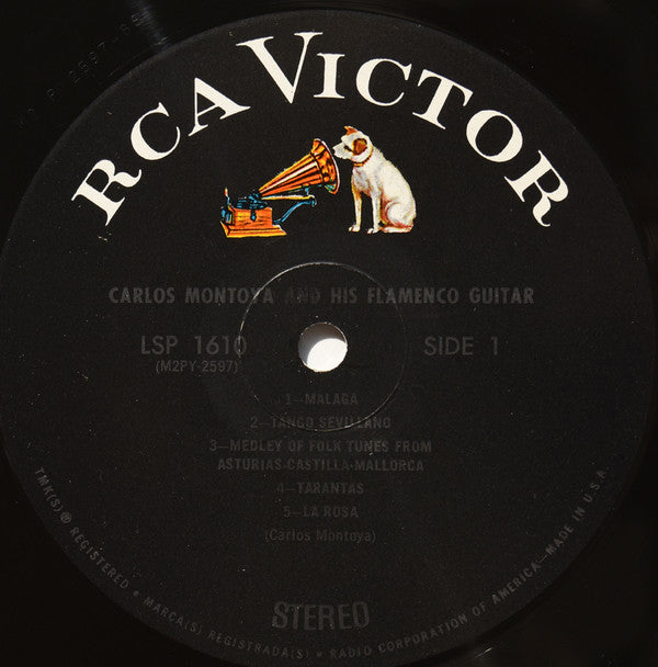 Carlos Montoya : Carlos Montoya and His Flamenco Guitar (LP,Album,Stereo)