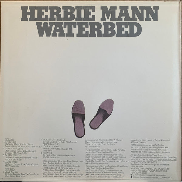Herbie Mann : Waterbed (LP,Album,Stereo)