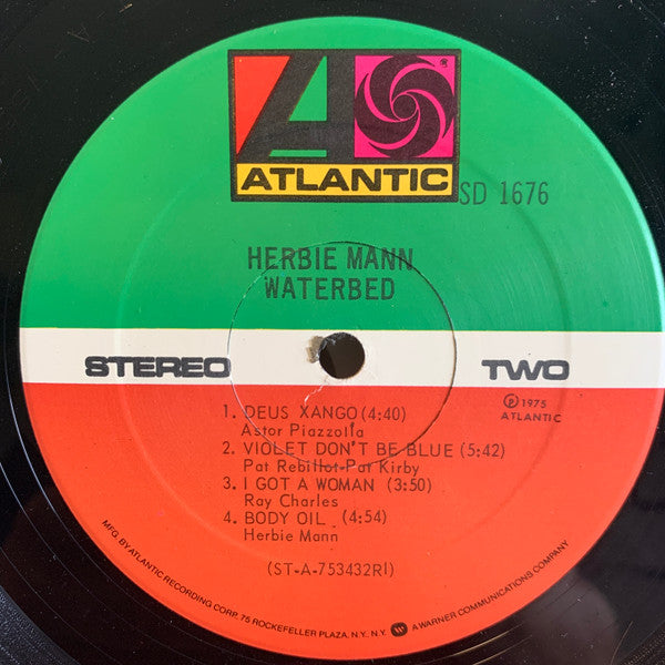 Herbie Mann : Waterbed (LP,Album,Stereo)