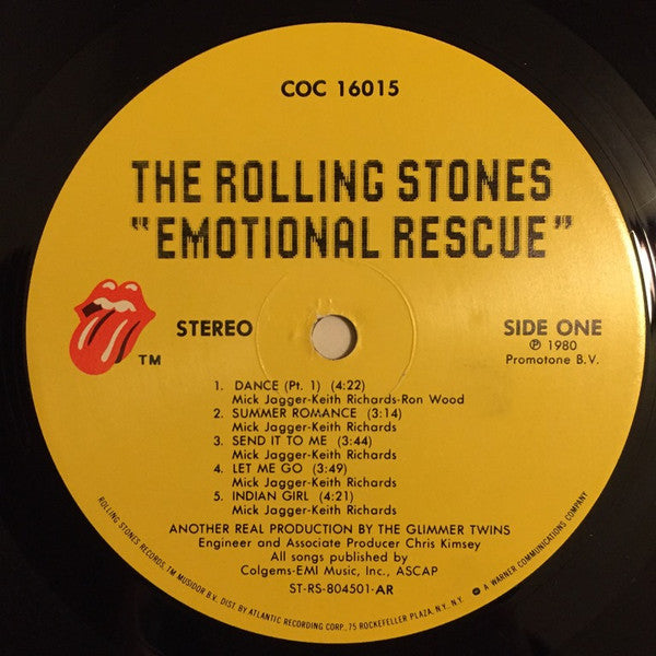 Rolling Stones, The : Emotional Rescue (LP,Album)