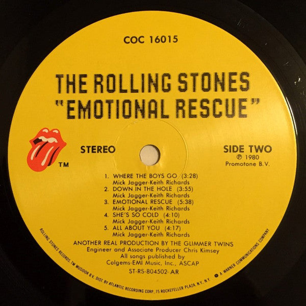 Rolling Stones, The : Emotional Rescue (LP,Album)