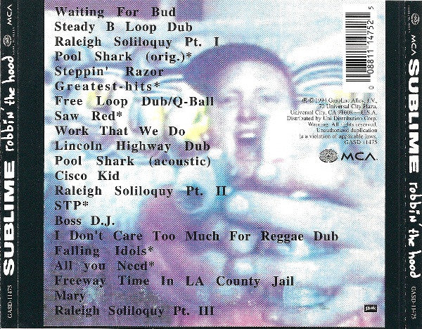 Sublime (2) : Robbin' The Hood (Album,Reissue)