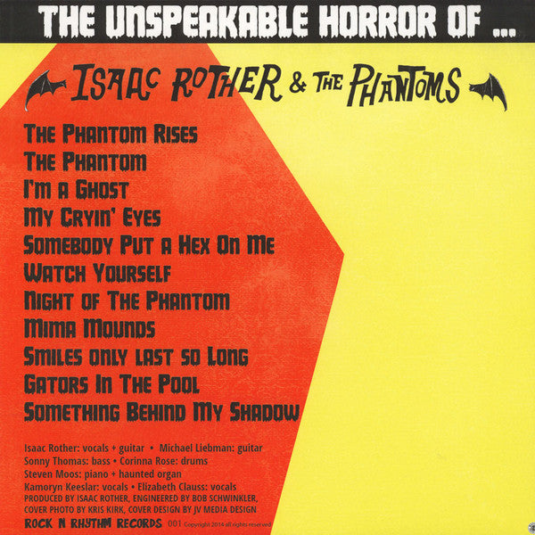 Isaac Rother & The Phantoms : The Unspeakable Horror Of… (LP)