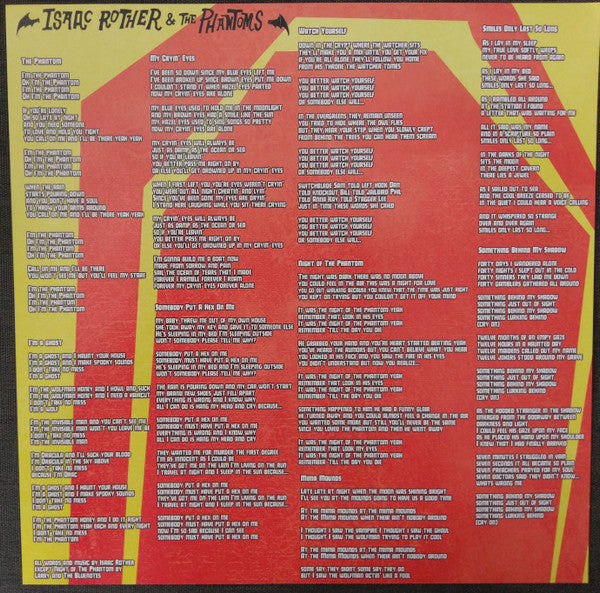 Isaac Rother & The Phantoms : The Unspeakable Horror Of… (LP)