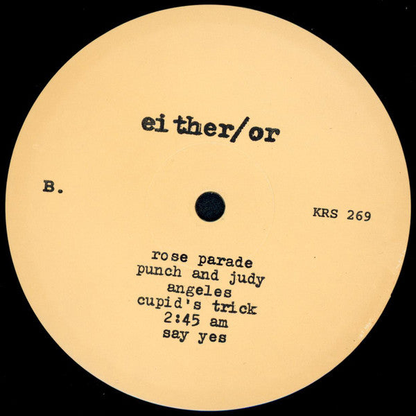 Elliott Smith : Either / Or (LP,Album,Repress)
