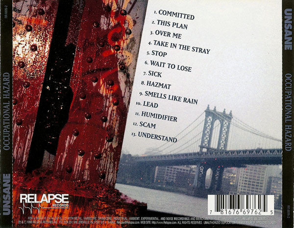 Unsane : Occupational Hazard (Album)