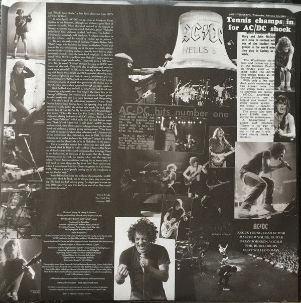 AC/DC : Back In Black (LP,Album,Reissue,Remastered)