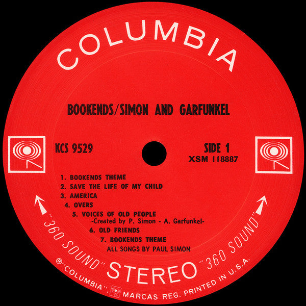 Simon & Garfunkel : Bookends (LP,Album,Stereo)