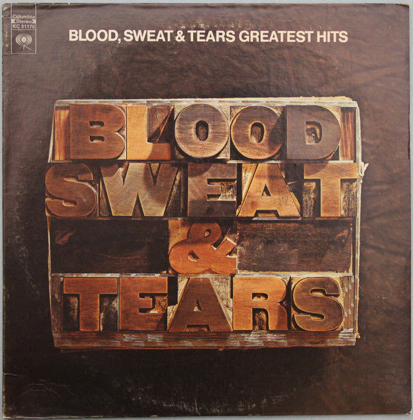 Blood, Sweat And Tears : Blood, Sweat & Tears Greatest Hits (LP,Compilation,Stereo)