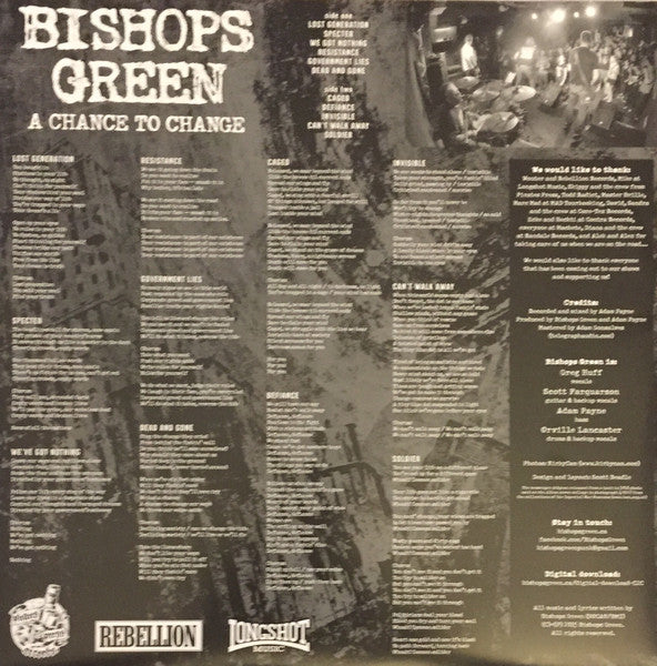 Bishops Green : A Chance To Change (LP,Album,Limited Edition)