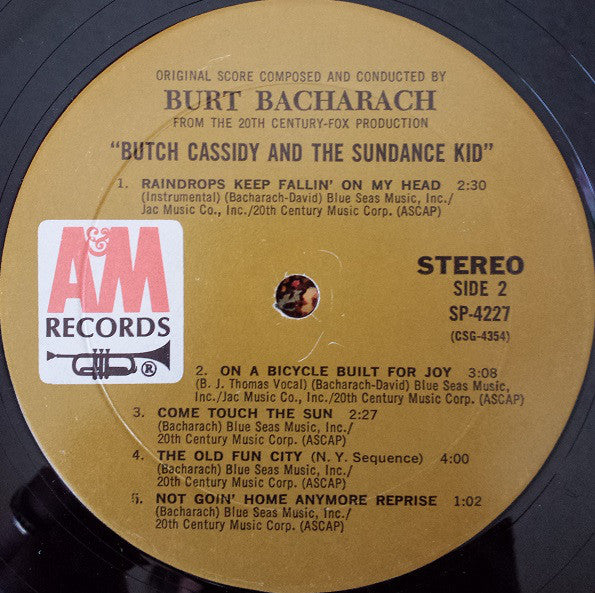 Burt Bacharach : Butch Cassidy And The Sundance Kid  (LP,Album)
