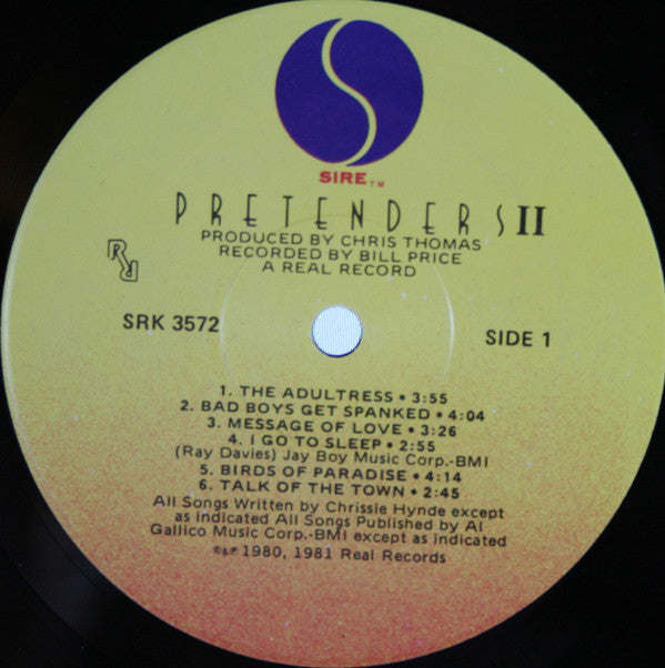Pretenders, The : Pretenders II (LP,Album)