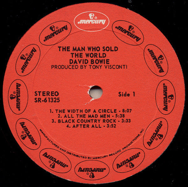 David Bowie : The Man Who Sold The World (LP,Album,Stereo)