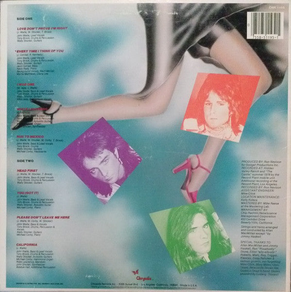 Babys, The : Head First (LP,Album)