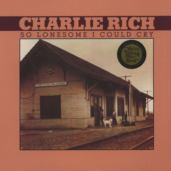 Charlie Rich : So Lonesome I Could Cry (LP,Reissue)