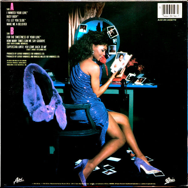 Luther Vandross : Busy Body (LP,Album)