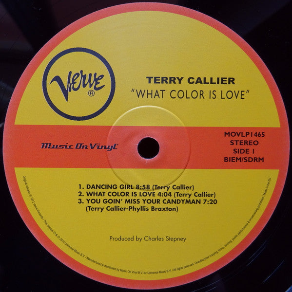 Terry Callier : What Color Is Love (LP,Album,Reissue,Remastered,Stereo)