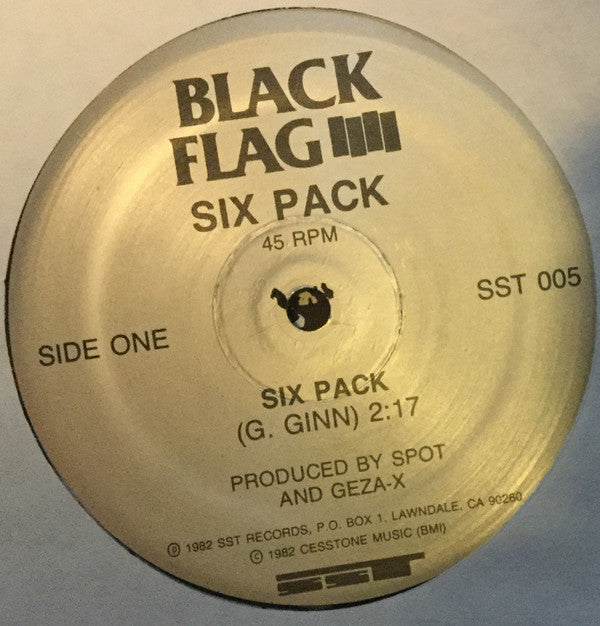Black Flag : Six Pack (12",45 RPM,Reissue)