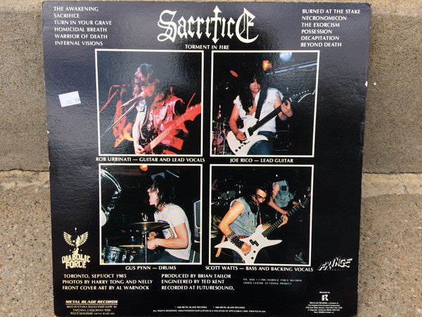 Sacrifice (3) : Torment In Fire (LP,Album)