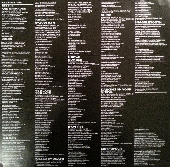 Motörhead : No Remorse (LP,Compilation,Reissue)