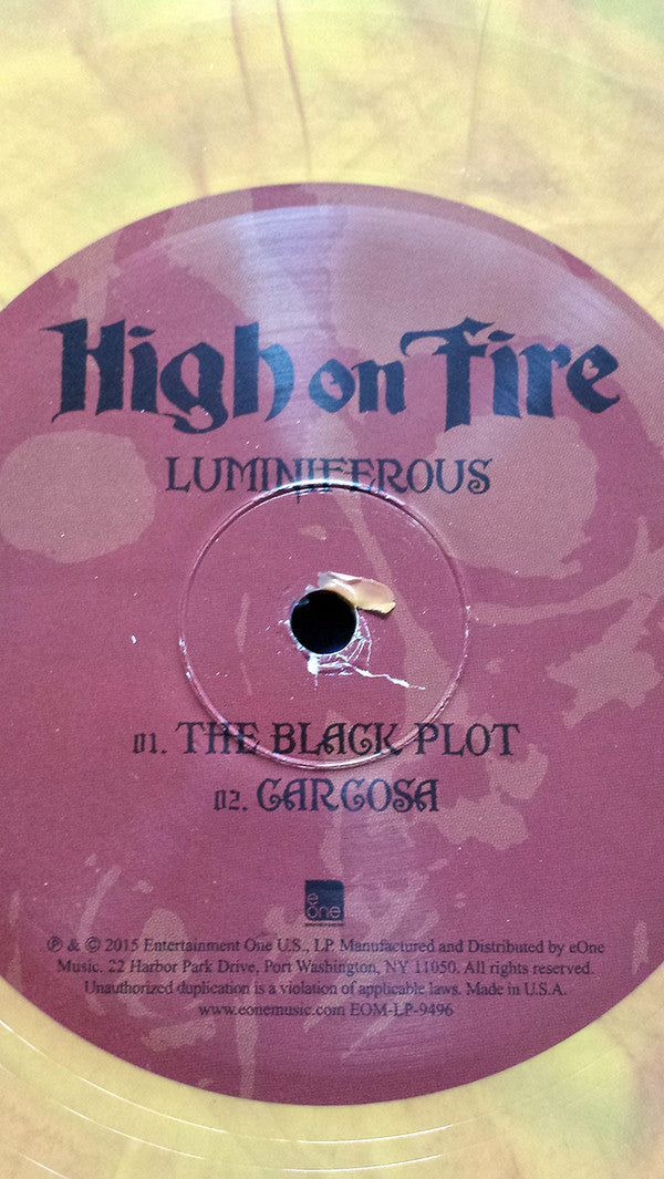 High On Fire : Luminiferous (LP,Album,Limited Edition)