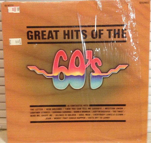 Various : Great Hits Of The 60's (LP,Compilation,Stereo)