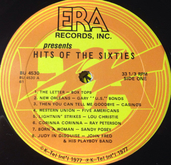 Various : Great Hits Of The 60's (LP,Compilation,Stereo)