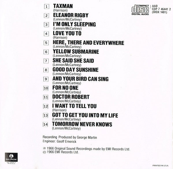 Beatles, The : Revolver (Album,Reissue,Stereo)