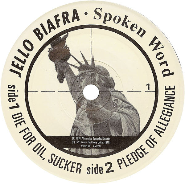 Jello Biafra : Die For Oil, Sucker (7",45 RPM,Single)