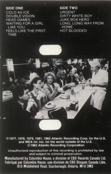 Foreigner : Records (Compilation,Club Edition)