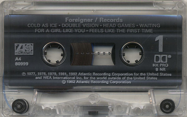Foreigner : Records (Compilation,Club Edition)