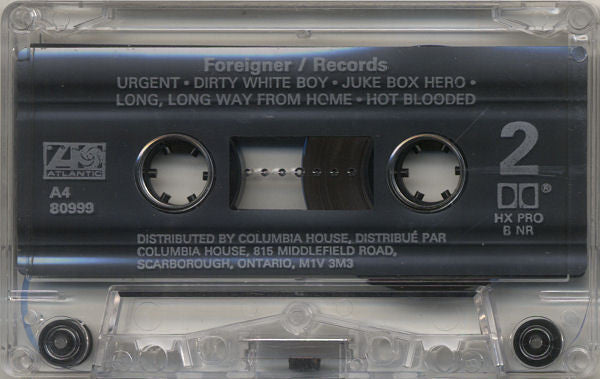 Foreigner : Records (Compilation,Club Edition)