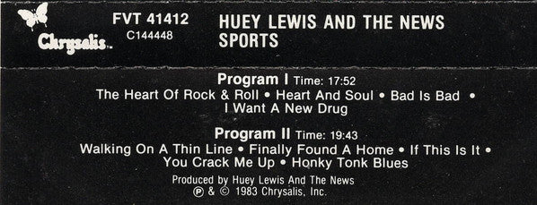 Huey Lewis & The News : Sports (Album,Club Edition)