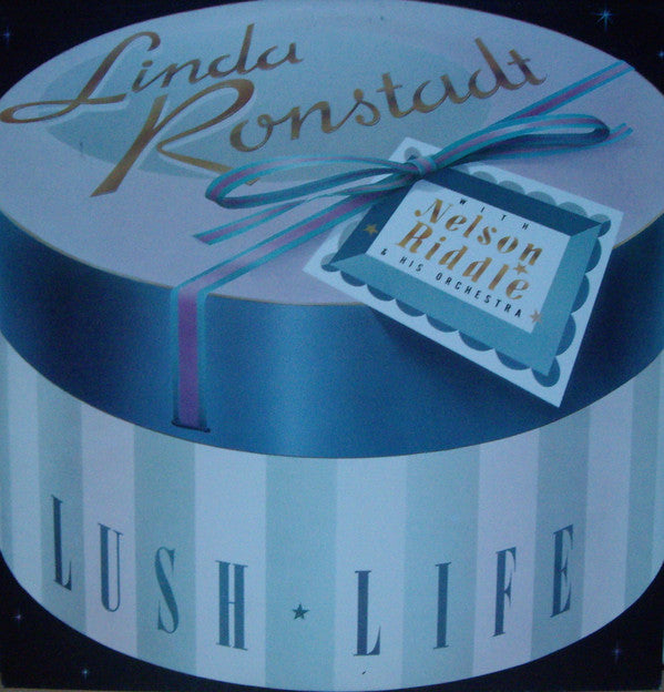 Linda Ronstadt With Nelson Riddle And His Orchestra : Lush Life (LP,Album)