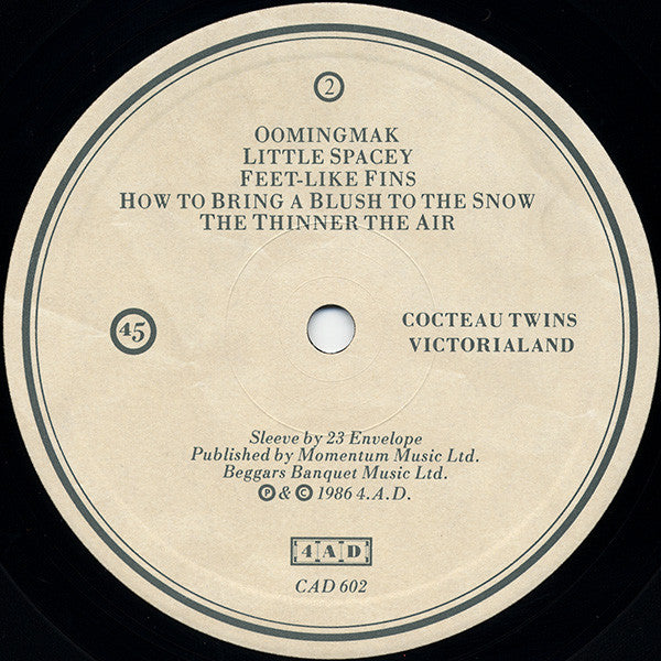 Cocteau Twins : Victorialand (LP,45 RPM,Album)