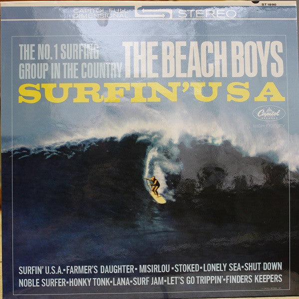 Beach Boys, The : Surfin' U.S.A. (LP,Album,Reissue,Stereo)
