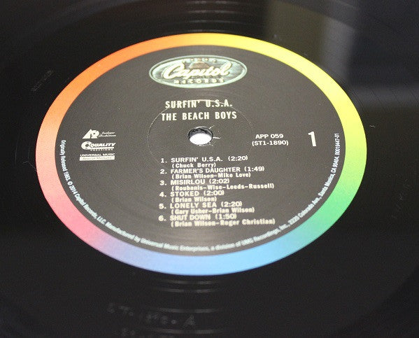 Beach Boys, The : Surfin' U.S.A. (LP,Album,Reissue,Stereo)