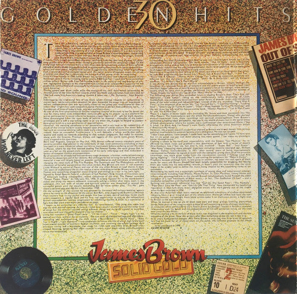James Brown : Solid Gold (30 Golden Hits 21 Golden Years) (LP,Album,Compilation,Stereo,Mono)