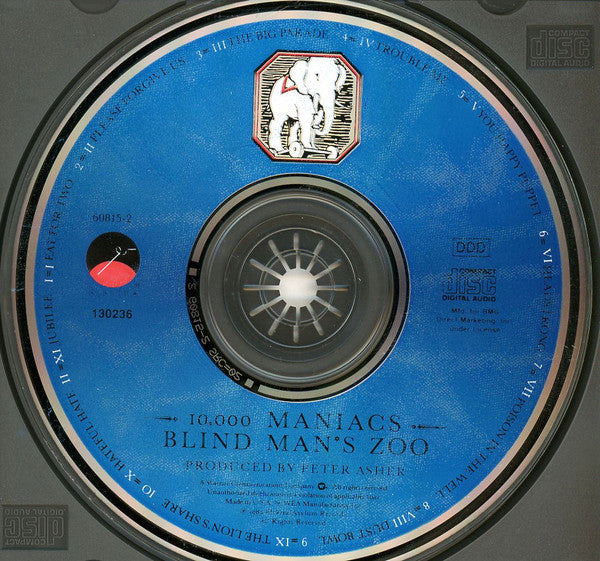 10,000 Maniacs : Blind Man's Zoo (Album,Club Edition)