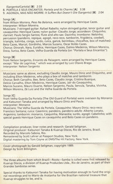 Various : Brazil Roots Samba (Album,Compilation)