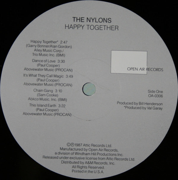 Nylons, The : Happy Together (LP,Album)