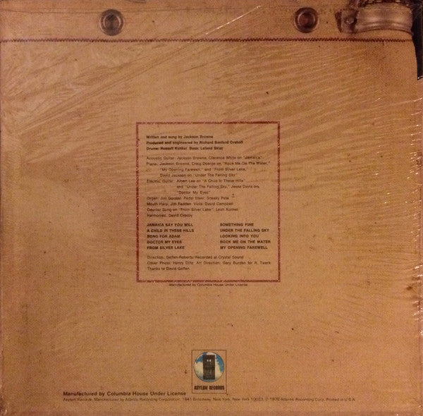 Jackson Browne : Jackson Browne (LP,Album,Club Edition,Reissue,Stereo)
