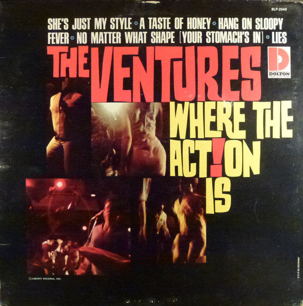 Ventures, The : Where The Action Is (LP,Album,Repress,Mono)