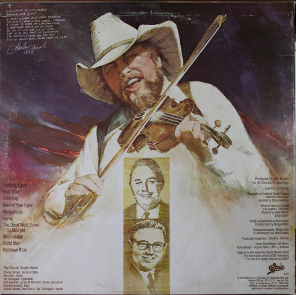 Charlie Daniels Band, The : Million Mile Reflections (LP,Album)