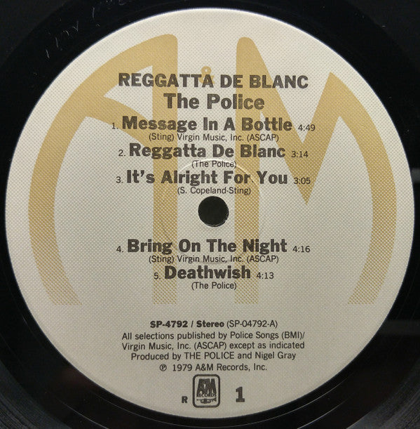 Police, The : Reggatta De Blanc (LP,Album)